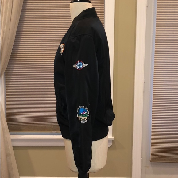 MC Lorene Bomber Jacket with Patches - Picture 2 of 6